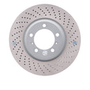 DFC 07-13 Porsche 911 Right Front Drilled Hi-Carbon Alloy Geomet Coated Rotor