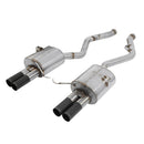 Dinan 08-13 BMW M3 (E92/E93) Free Flow Axleback Exhaust System - Black Tips