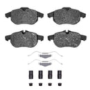 DFC 03-05 Saab 9-3 Front 5000 Advanced Low Metallic Brake Pads and Hardware Kit