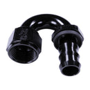 Russell 12AN Twist-Lok 180 Degree Hose End - Black