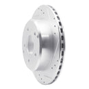 R1 84-87 Chevrolet Corvette Front & Rear Drilled & Slotted Silver Brake Rotor Set