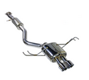 REMARK 24+ Toyota GR Corolla Dual Center Exit w/ Resonator Stainless Steel Catback Exhaust