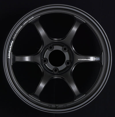 Advan RG-D2 15x8.0 +35 4x100 Semi Gloss Black Wheel