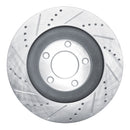 R1 04-11 Mazda RX-8 Front & Rear Drilled & Slotted Silver Brake Rotor Set