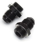Russell Performance -6 AN Carb Adapter Fittings (2 pcs.) Black