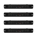 KC HiLiTES Platform One Profile 10in. SideCast Flush Mount Lights (Does Not Include Rack)