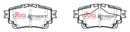 DBA 20-22 Toyota Corolla Hatchback Rear Street Series Brake Pads