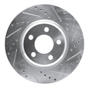 R1 05-23 Dodge Charger Front Drill & Slot Silver Rotors