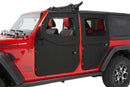 Bestop 20-26 Jeep Gladiator / 18-26 Wrangler JL Full Fabric Doors (Rear Black Twill)