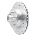 R1 85-92 Chevrolet Camaro Front Left Drilled & Slotted Silver Brake Rotor