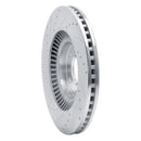 R1 13-20 Hyundai SANTA FE Front Right Drilled & Slotted Silver Brake Rotor