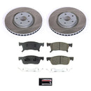 Power Stop 19-20 Subaru Ascent Front and Rear Semi-Coated Rotor Kit