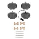 DFC 87-95 Land Rover Range Rover Rear 5000 Advanced Low Metallic Brake Pads and Hardware Kit