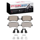 DFC 07-18 Volvo V60 Rear Rotors with Euro 5000 Ceramic Brake Pads w/Hardware