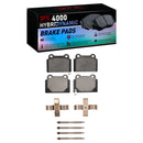 DFC 08-15 Mitsubishi Lancer Rear Geospec Rotors w/4000 HybriDynamic Brake Pads w/Hardware