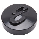 Edelbrock E Logo Black Anodized Nut for Pro-Flo Universal 14in Round Air Cleaners