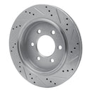 R1 15-17 Ford F-150 Front & Rear Drilled & Slotted Silver Brake Rotor Set