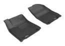3D MAXpider 2013-2018 Lexus ES/ES Hybrid Kagu 1st & 2nd Row Floormats - Black