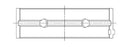 ACL BMW N54/N55/S55B30 3.0L Standard Size Main Bearing Set