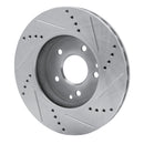 R1 96-15 Mercedes-Benz E300 Front & Rear Drilled & Slotted Silver Brake Rotor Set
