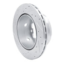 R1 02-06 Dodge Sprinter 3500 Rear Right Drilled & Slotted Silver Brake Rotor