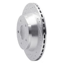 R1 84-87 Chevrolet Corvette Front & Rear Drilled & Slotted Silver Brake Rotor Set