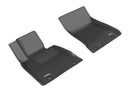 3D MAXpider 2017-2020 Genesis G80 Kagu 1st & 2nd Row Floormats - Black