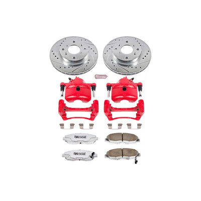 Power Stop 98-02 Honda Accord Front & Rear Z26 Street Warrior Brake Kit w/Calipers