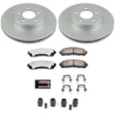 Power Stop 01-03 Ford Explorer Sport Front Z36 Coated Truck & Tow Brake Kit