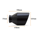 Mishimoto 15-23 Dodge Charger/Challenger Muffler Tip Pair - 5in - Black
