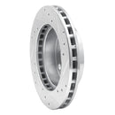 R1 81-94 Ford Escort Front Left Drilled & Slotted Silver Brake Rotor