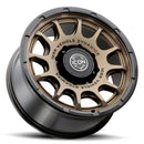 ICON Alloys Rancho 20x9 / 8x180 / 12mm / 5.5in BS Satin Bronze w/ Gloss Black Lip Wheel