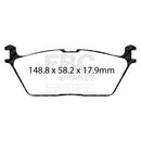 EBC S1 Brake Pad and Rotor Kit
