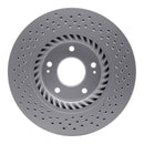 DFC 07-08 Hyundai Tiburon Front Drilled GeoSPEC Coated Rotor