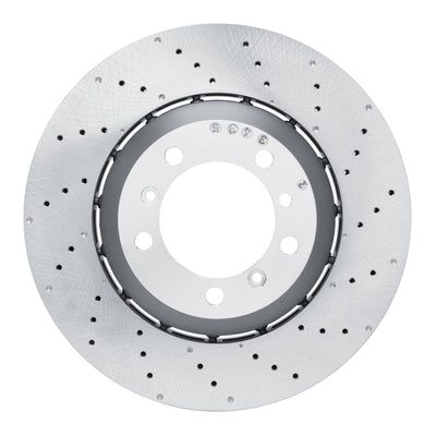 DFC 10-11 Porsche 911 Right Rear Drilled Hi-Carbon Alloy Geomet Coated Rotor