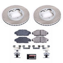 Power Stop 91-93 Honda Accord Front and Rear Semi-Coated Rotor Kit