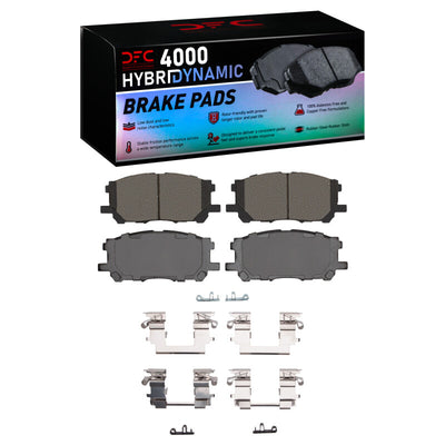 DFC 04-09 Lexus RX330 Front Geospec Rotors w/4000 HybriDynamic Brake Pads w/Hardware
