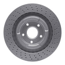 DFC 06-13 Chevrolet Corvette Front Drilled GeoSPEC Coated Rotor