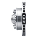 R1 92-02 Chevrolet C1500 Suburban Front Right Drilled & Slotted Silver Brake Rotor