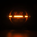 AlphaRex 18-23 Jeep Wrangler JL/Gladiator JT LED Proj Headlights Alpha-Blk w/ Activ Light/Seq Signal