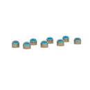 BLOX Racing Honda 5.5mm Valve Stem Seals Blue FKM - Set of 8 (Fits Both Intake & Exhaust)