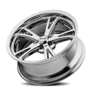 Ridler 606 20x8.5 / 5x127 BP / 0mm Offset / 83.82mm Hub Chrome Wheel