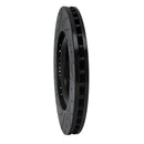 R1 13-19 Mercedes-Benz GLS350 Front Right Drilled & Slotted Black Brake Rotor