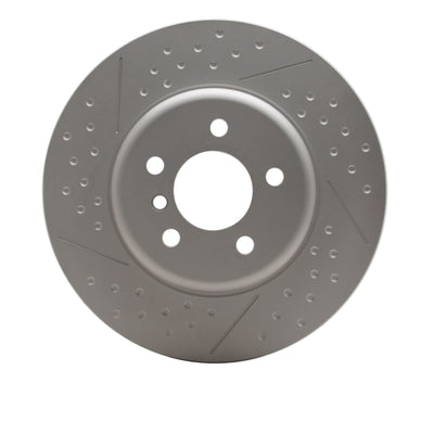 DFC 13-21 BMW 428i Rear GeoSPEC Coated Rotor - Dimpled and Slotted