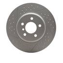 DFC 13-21 BMW 428i Rear GeoSPEC Coated Rotor - Dimpled and Slotted