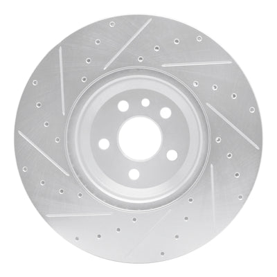 R1 20-26 Land Rover Range Rover Evoque Front Drill & Slot Silver Rotors