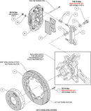 Wilwood kit front XRS6R wwe C10 alum pro spindle 12.19 rotor