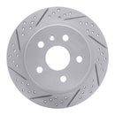 R1 11-16 Buick Lacrosse Rear Left Drilled & Slotted Geo-Carbon Rotor