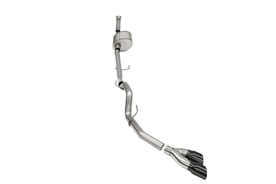 Corsa 2021-2025 Ford F-150 SuperCab/6.5in Bed 5.0L V8 Xtreme Cat-Back Single Side Exit-Black PVD