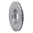 R1 02-09 Buick Rainier Front & Rear Drilled & Slotted Silver Brake Rotor Set
